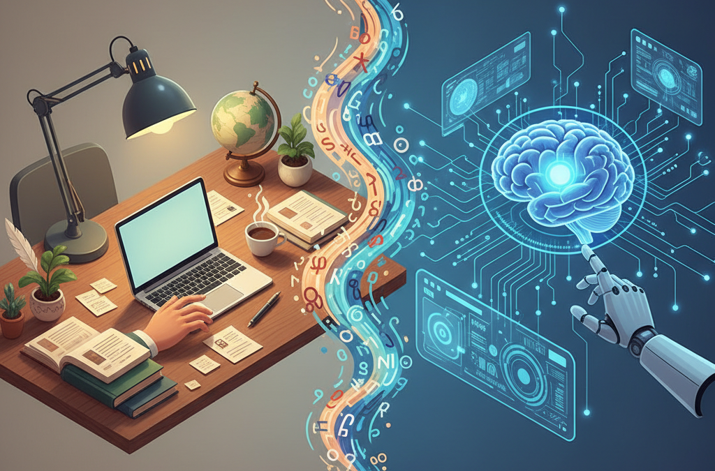 الفرق بين الترجمة البشرية والترجمة الآلية