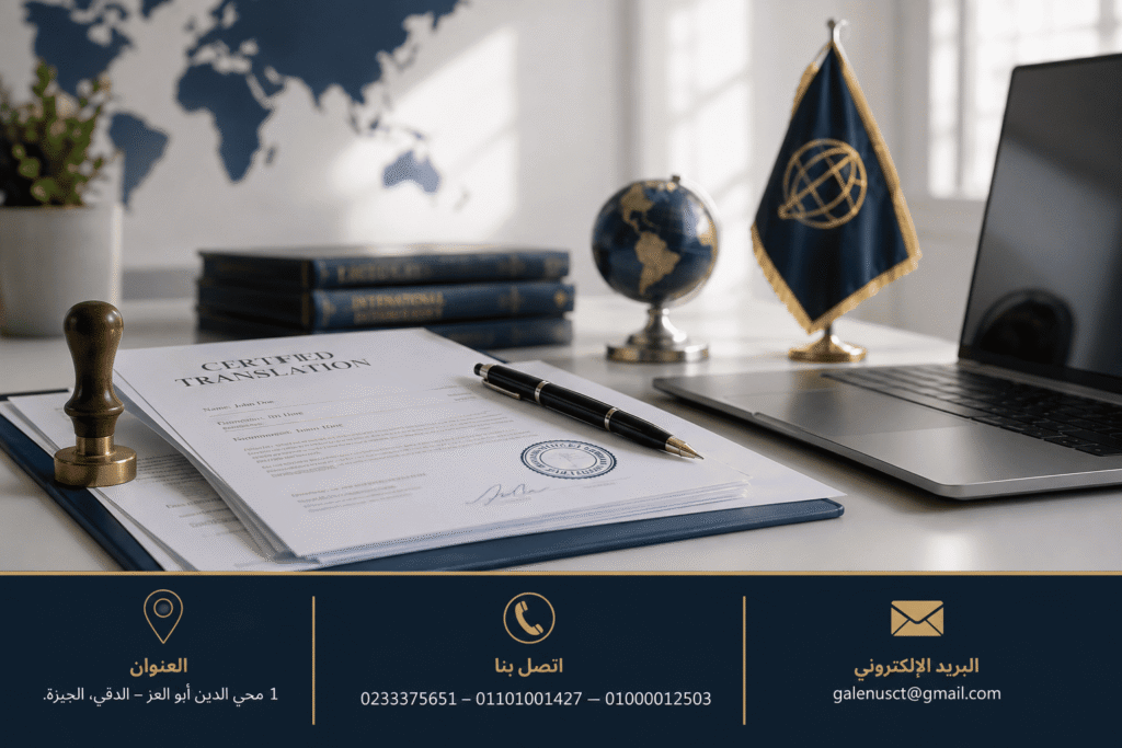 ترجمة معتمدة عاجلة في نفس اليوم 