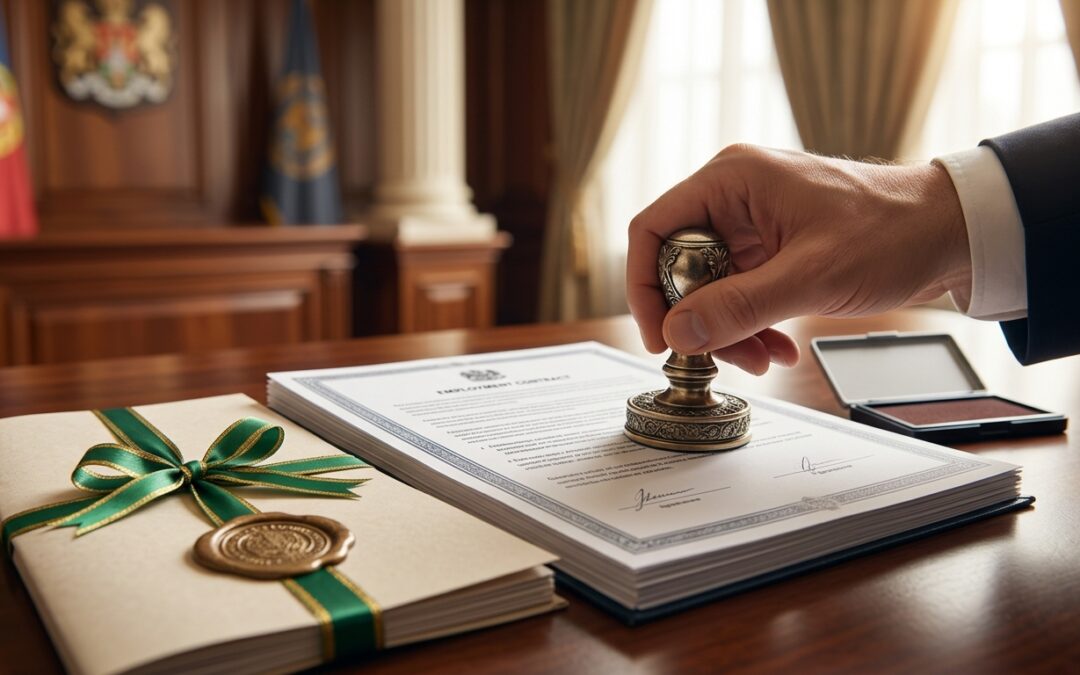 ترجمة عقد عمل معتمد