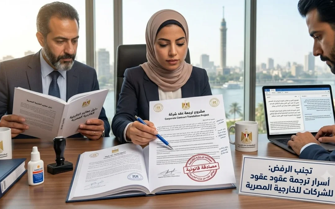 ترجمة عقود الشركات للخارجية المصرية