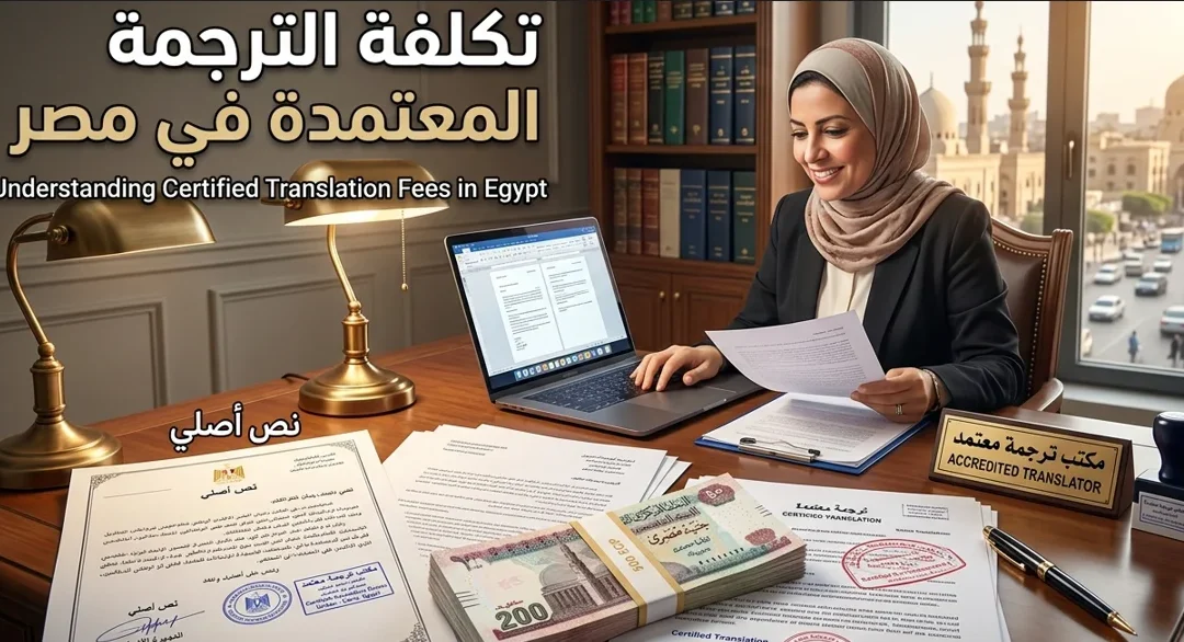تكلفة الترجمة المعتمدة في مصر