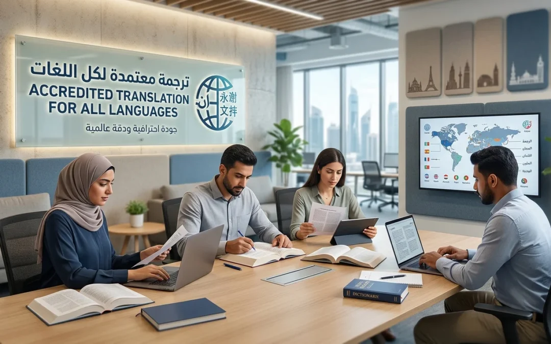 شركة ترجمة معتمدة لكل اللغات