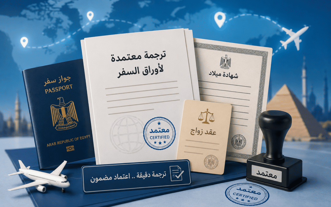 ترجمة أوراق السفر مصر