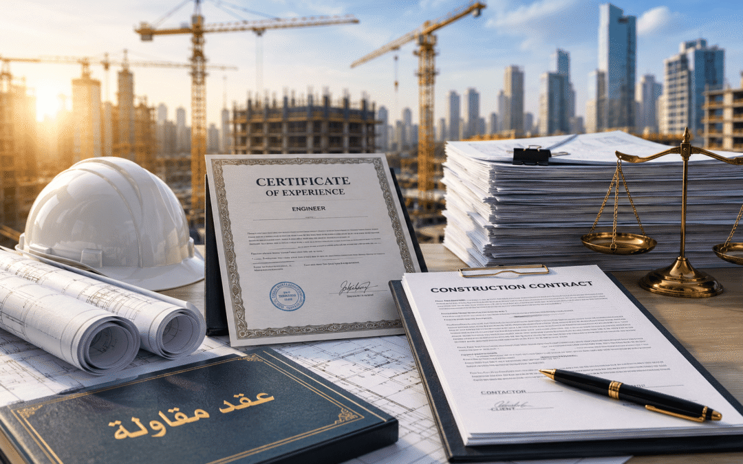 جالينوس لخدمات ترجمة ترجمة شهادات خبرة المهندسين وعقود المقاولات