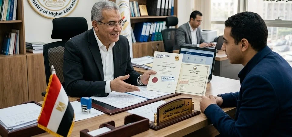 معادلة وتوثيق شهادات الجامعات الدولية بمصر