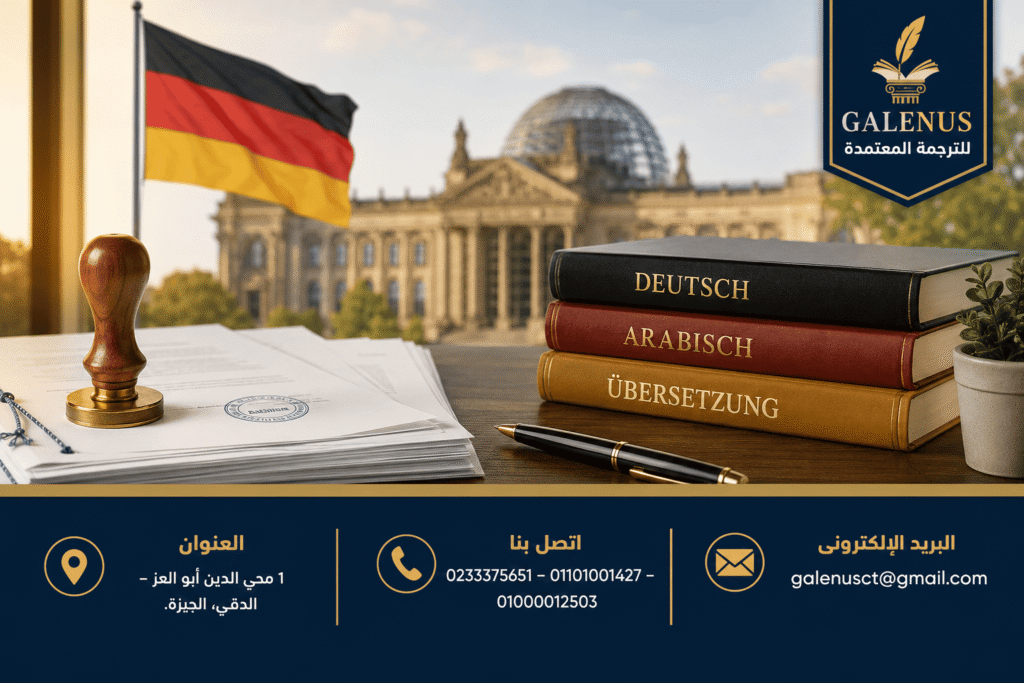  المترجمين المعتمدين للسفارة الألمانية