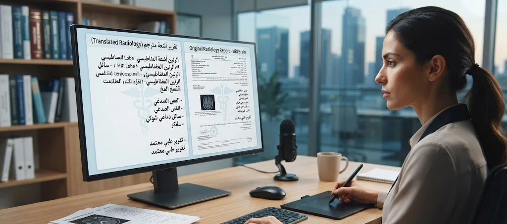 ترجمة تقرير أشعة معتمدة أونلاين | جالينوس للترجمة