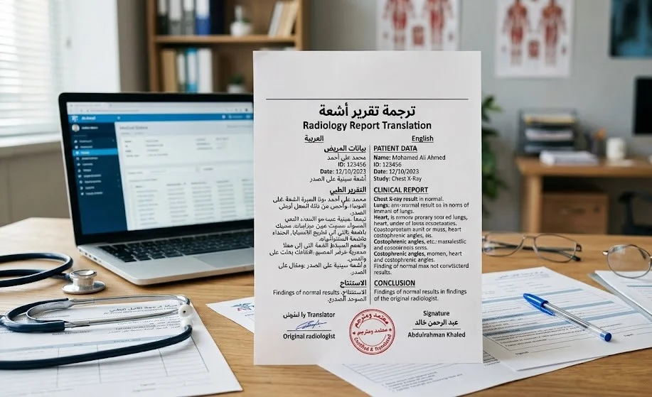 ترجمة تقارير الأشعة