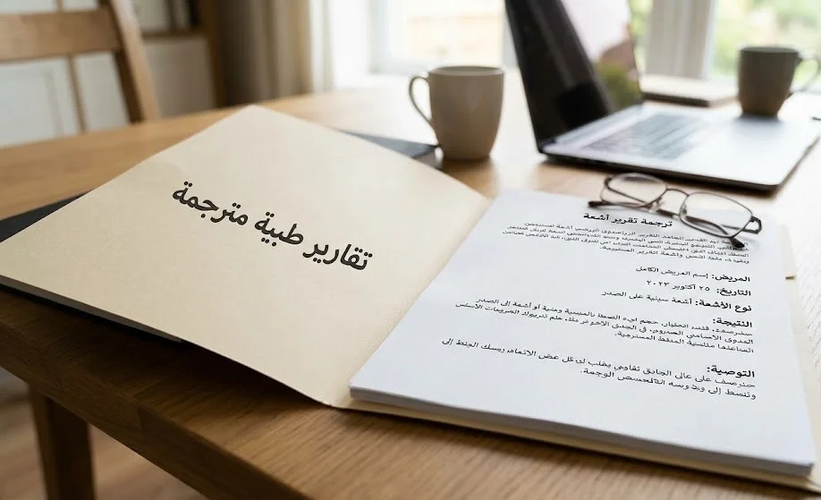 ترجمة تقرير الأشعة