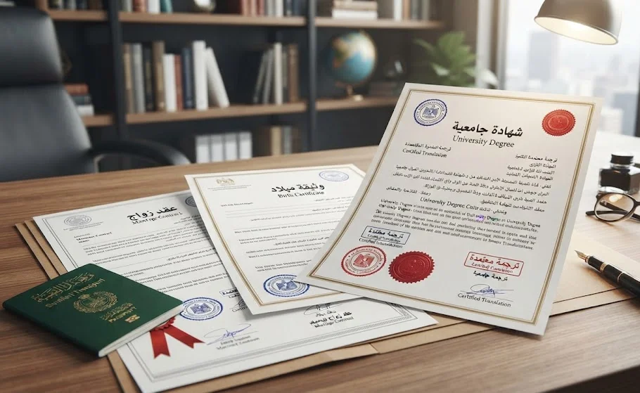 ترجمة معتمدة للشهادات 