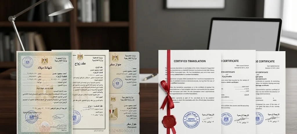 ترجمة معتمدة للشهادات والوثائق الحكومية