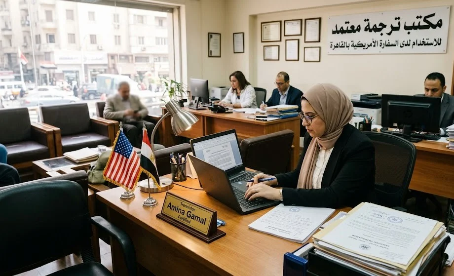 افضل مكتب ترجمة معتمد من السفارة الأمريكية