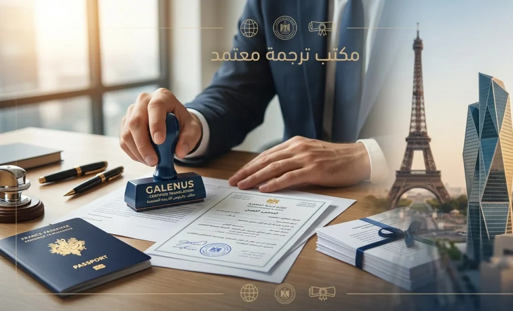 ترجمة معتمدة من السفارة الفرنسية